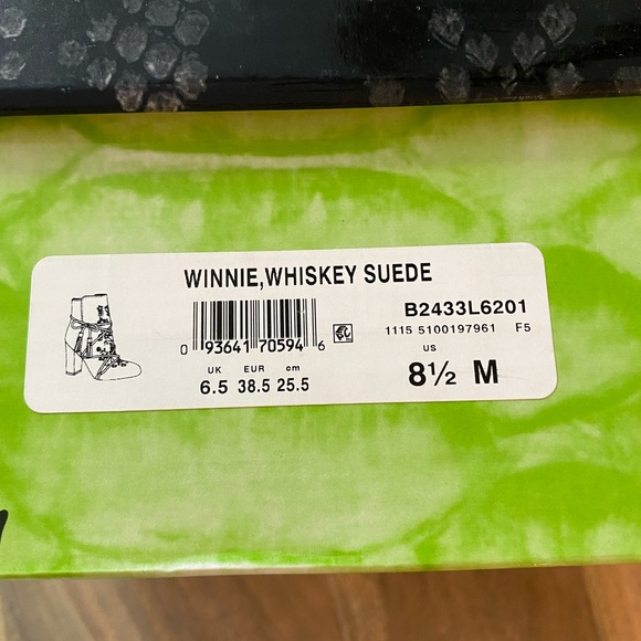 Sam Edelman Winnie Whiskey Suede Boots. Size 8.5. 4” Heel - Picture 8 of 8